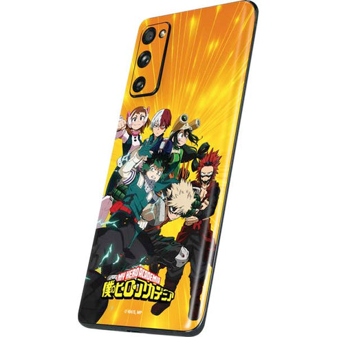 My Hero Academia Deku and Baku Team Season 6 Galaxy S20 Fan Edition Skin